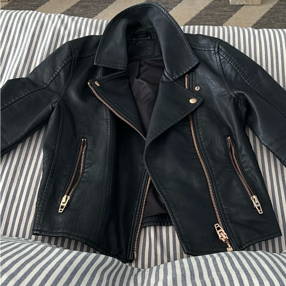 COPY - Blank NYC Black Faux Leather Moto Jacket